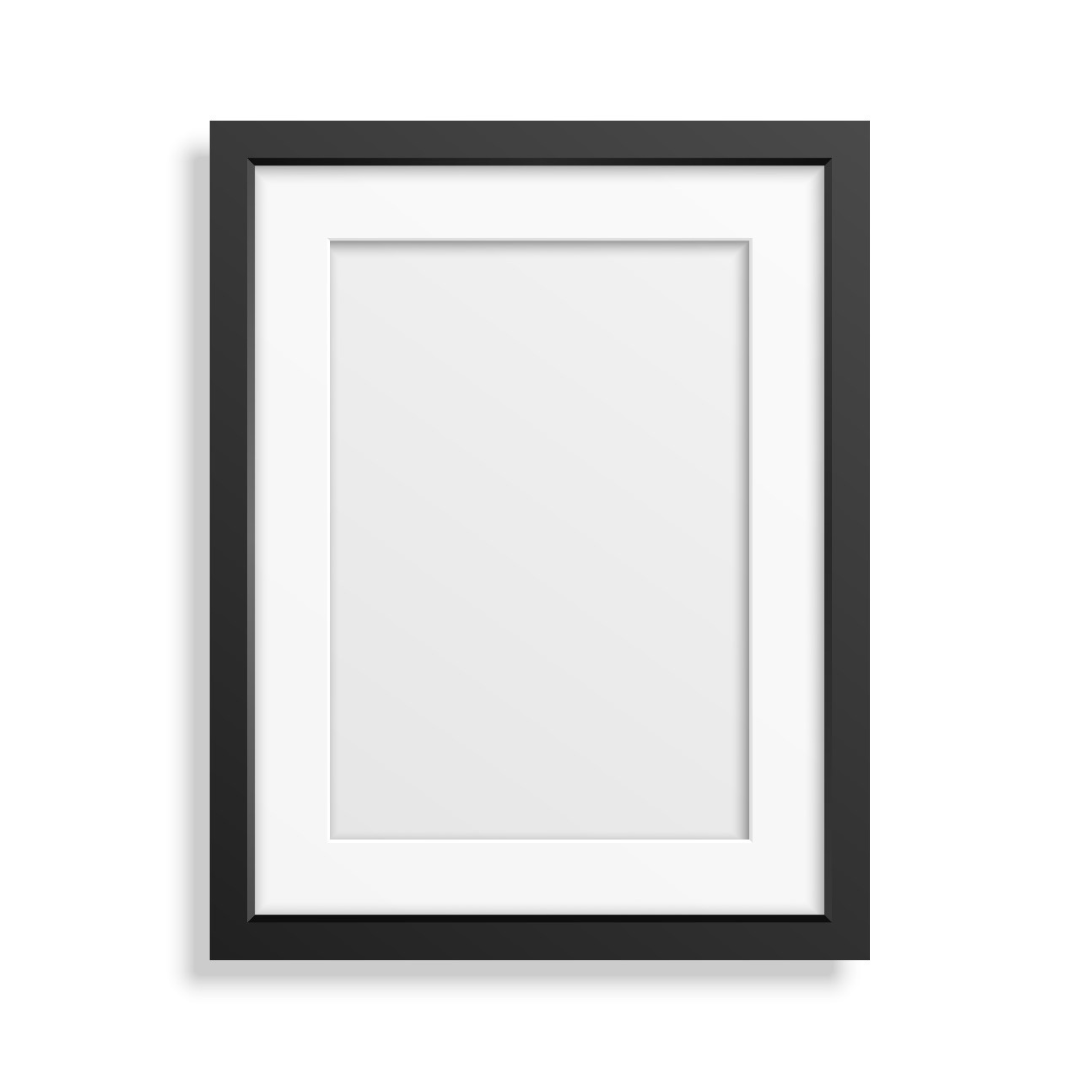 Custom Framed Lyrics - Black Minimalist Frame - Bingkai Twit